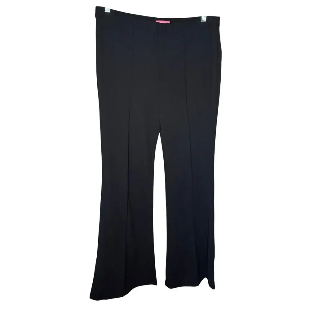Flying Tomato Unique Vintage Black Flare Dress Pants 2X NWOT
